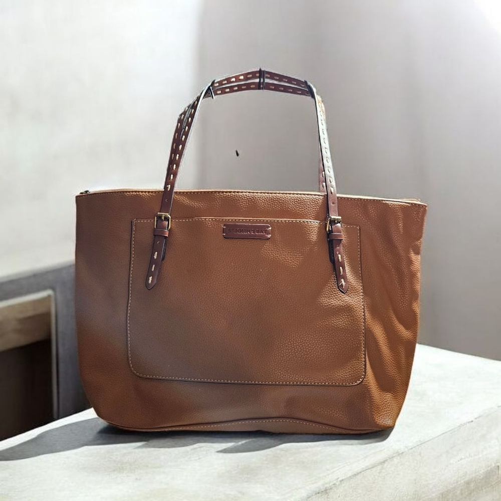 St. John's Bay Tan Tote Bag